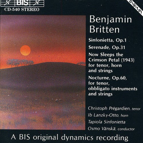 Britten/ Vanska/ Tapiola Sinfonietta - Sinfonietta Opus 1