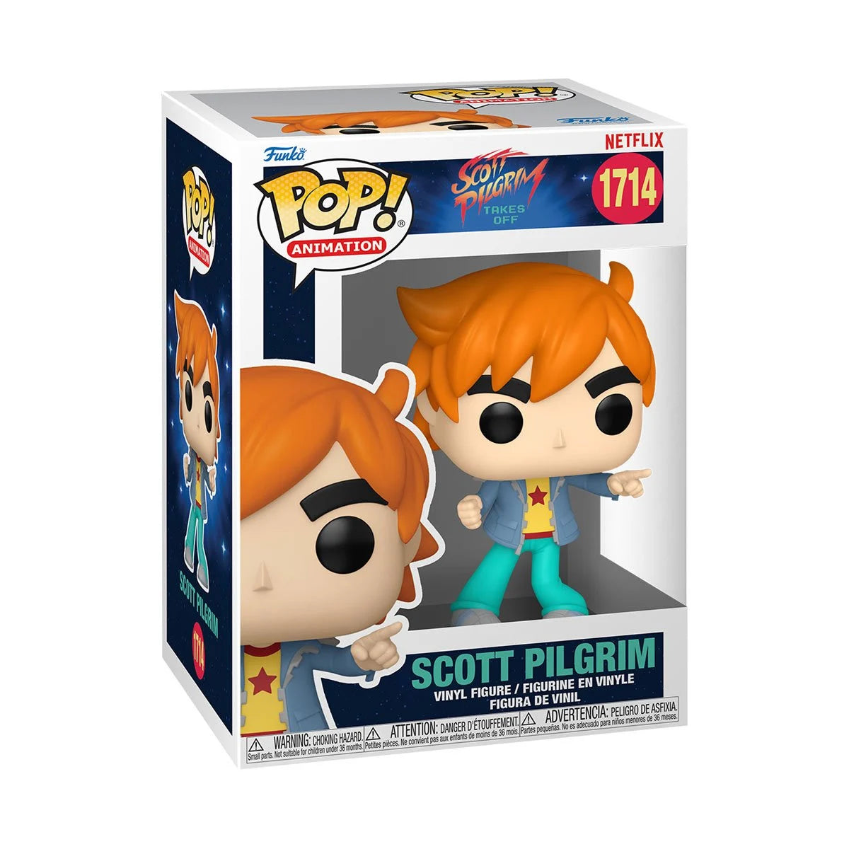 Funko Pop! Scott Pilgrim Takes Off Scott Pilgrim Pointing