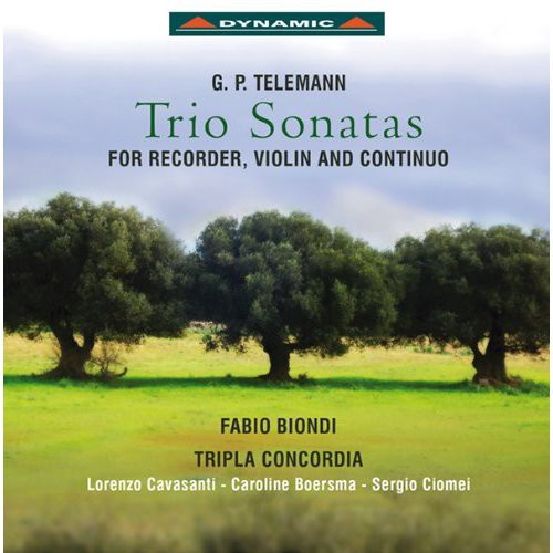 Tripla Concordia - Trio Sonatas for Recorder Violin & Continuo