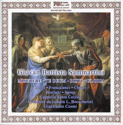 Sammartini/ Borsi/ Luigia/ Chiuri - Gloria Patri / Dixit Per Soli / Coro E Archi