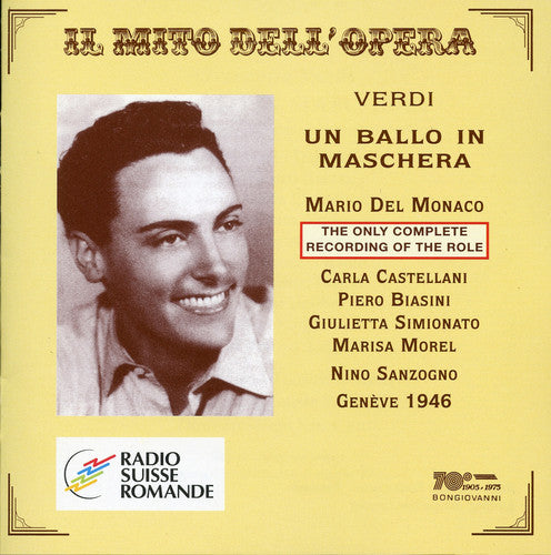 Verdi/ Del Monaco/ Castellani/ Biasini - Un Ballo in Maschera