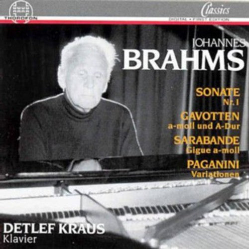 Brahms/ Detlef Kraus - Piano Works / Son No 1