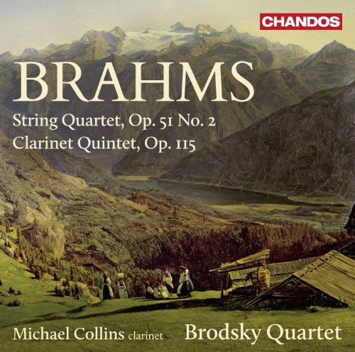 Brahms/ Brodsky Quartet/ Collins - String Quartet No. 2 / Clarinet Quintet