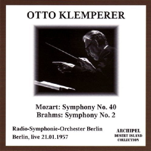 Mozart/ Brahms/ Klemperer - Symphony 40 & 2