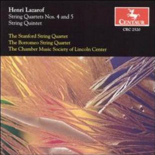 Lazarof/ Chamber Music Society of Lincoln Center - String Quartet 4 & 5 / String Quintet