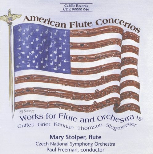 Mary Stolper / Czech Nat'L Sym Orch/ Paul Freeman - American Flute Ctos: WRKS for Flute & Orchestra