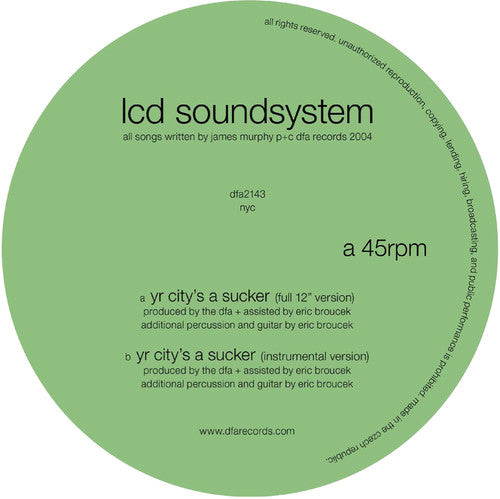Lcd Soundsystem - Yr City's a Sucker
