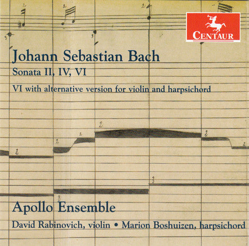 J.S. Bach / Rabinovich/ Boshuizen - Sons for Violin & Harpsichord