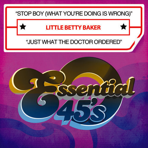 Little Betty Baker - Stop Boy (What You're Doing Is Wrong) / Just What