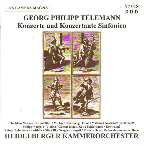 Telemann/ Heidelberger Kammer - Konzerte & Konzertante
