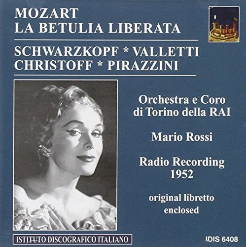 Mozart/ Christoff/ Pirazzini - Betulia Liberata