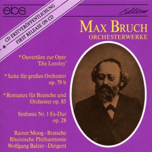 Bruch/ Balzer Phil - Sym #1 / Lorelei Over. / Orch Ste / Et Al