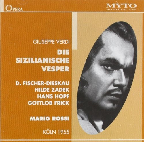 Verdi/ Dieskau/ Zadek/ Hopf/ Frick/ Rossi - Die Sizilianische Vesper