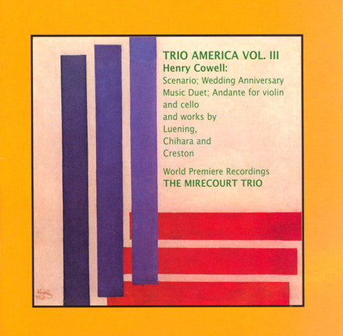 Mirecourt Trio - Trio America-Vol. 3