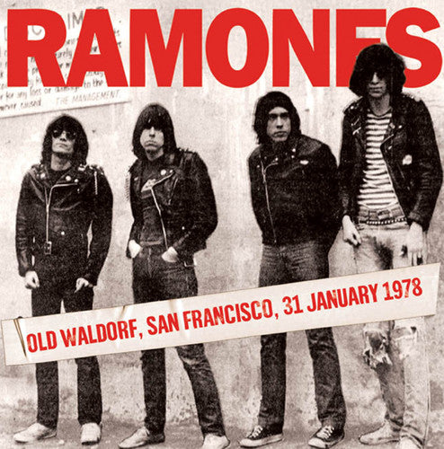 The Ramones - Old Waldorf San Francisco 31 January 1978