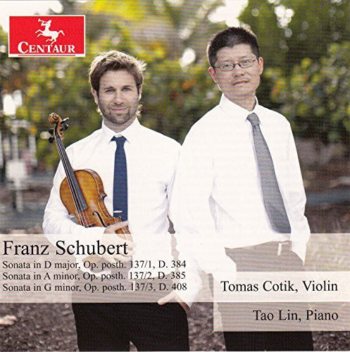 Schubert/ Tomas Cotik / Tao Lin - Complete Works for Violin & Piano 2