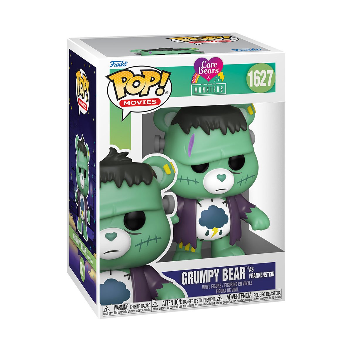 Funko Pop! Care Bears x Universal Monsters Grumpy Bear as Frankenstein