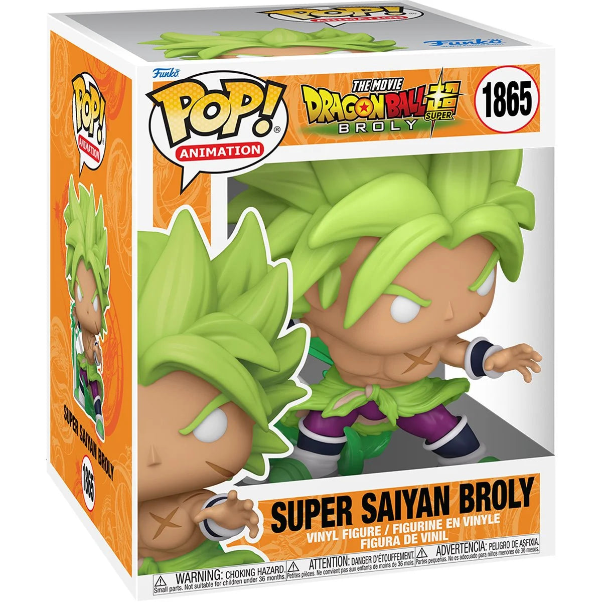 Funko Pop! Dragon Ball Super: Broly Super Saiyan Broly Super 6 3/4-Inch
