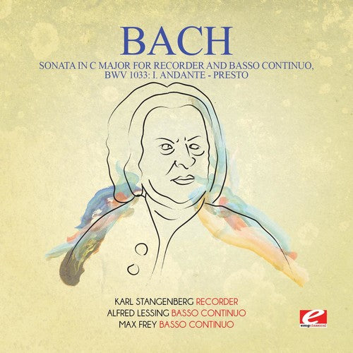 J.S. Bach - Sonata C Major for Recorder & Basso Continuo BWV 1