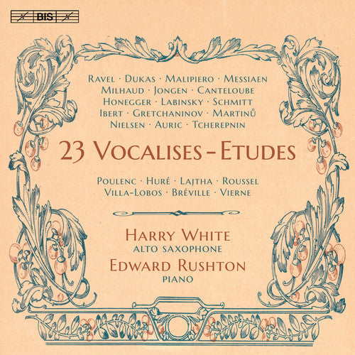 G. Auric / Harry White / Edward Rushton - 23 Vocalises-etudes