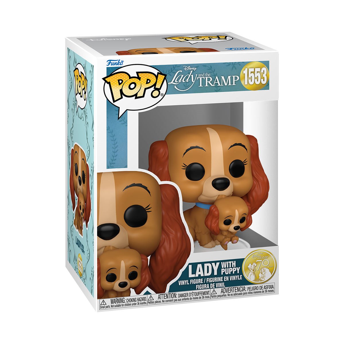 Funko Pop! Lady and the Tramp 70th Anniversary Lady with Puppy