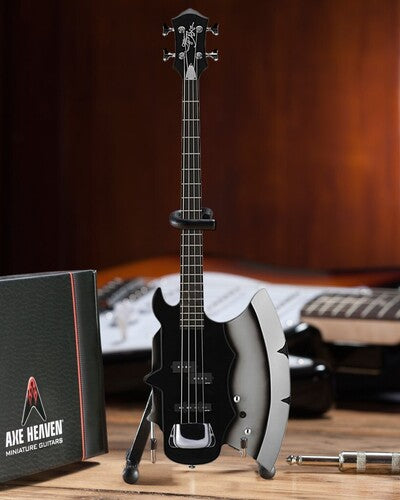 Signature Axe 10 Inch Miniature Bass Guitar Replica Collectible