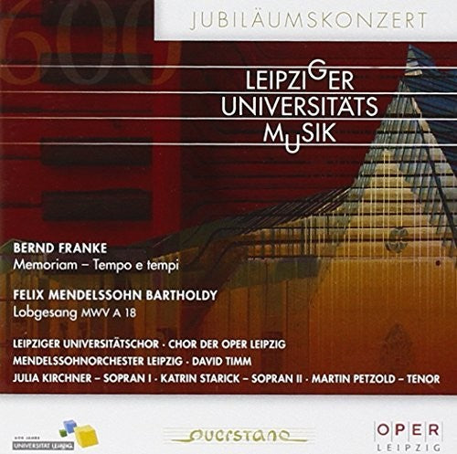 Bartholdy/ Leipziger Universitatschor - Festliches Konz. z. Leipziger Universitatsjubilaum