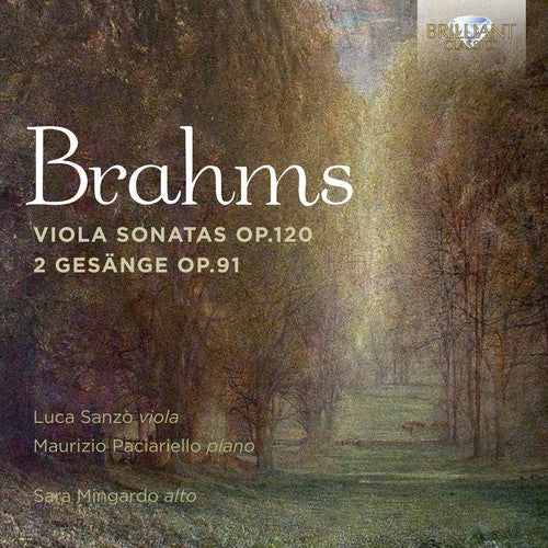 Brahms/ Mingardo/ Sanzo/ Paciariello - BRAHMS: VIOLA SONATAS OP 120 / 2 GESANGE OP 91