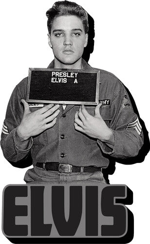Elvis Presley 1958 Army Enlistment Photo Funky Chunky Magnet
