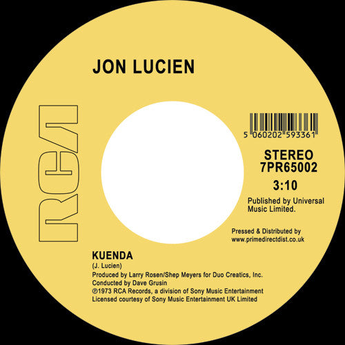 Jon Lucien - Would You Believe In Me / Kuenda