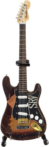 Stevie Ray Vaughan Fender Strat Distressed SRV Custom 10 Inch Miniature Guitar