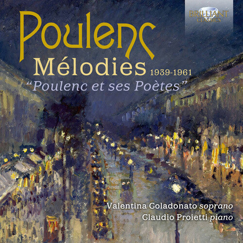 Poulenc/ Coladonato/ Proietti - Melodies 1939-1961