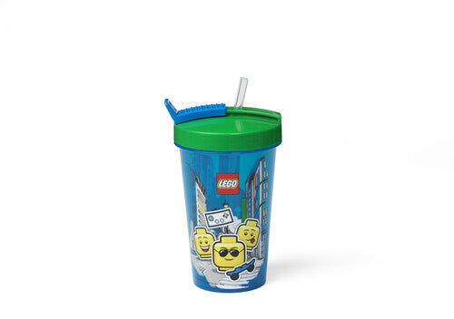LEGO Tumbler With Straw, Iconic Boy