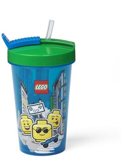 LEGO Tumbler With Straw, Iconic Boy