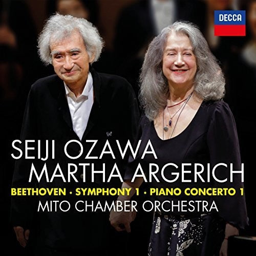 Beethoven/ Argerich/ Mito Chamber Orch/ Ozawa - Symphony No 1 in C / Piano Concerto No 1 in C