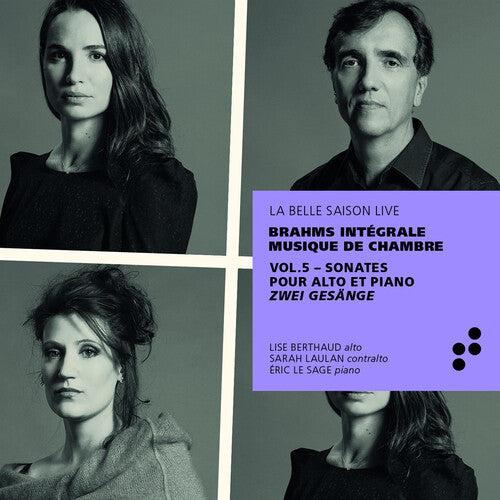 Brahms/ Sage/ Laulan - Integrale Musique Chambre 5