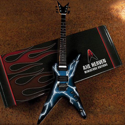 Dimebag Darrell Signature Lightning Bolt 10 Inch Miniature Guitar Replica