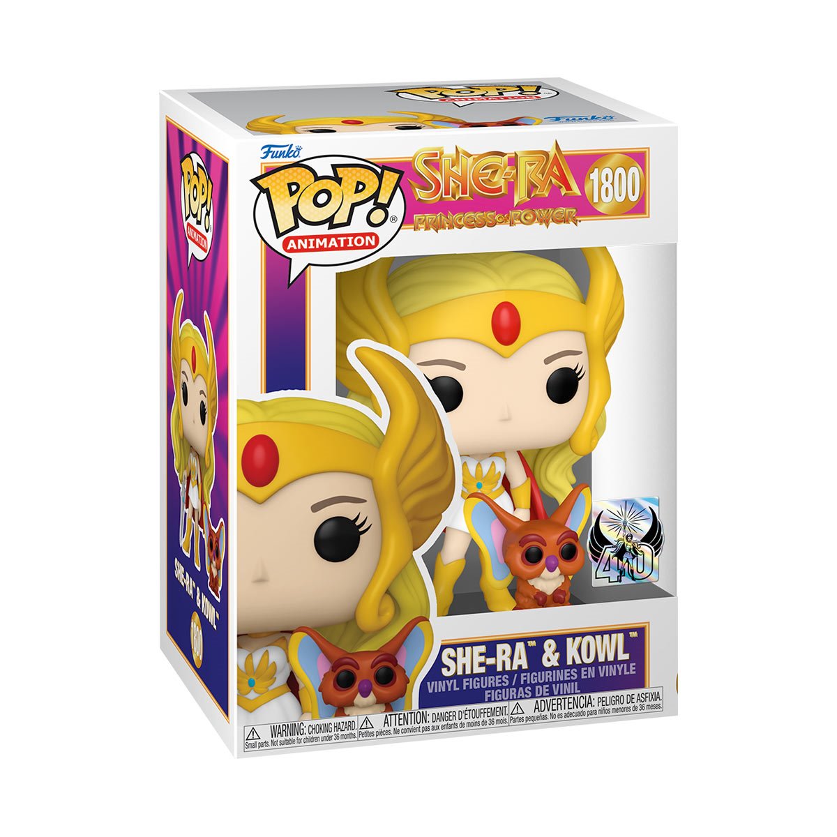 Funko Pop! She-Ra: Princess of Power 40th Anniversary She-Ra & Kowl