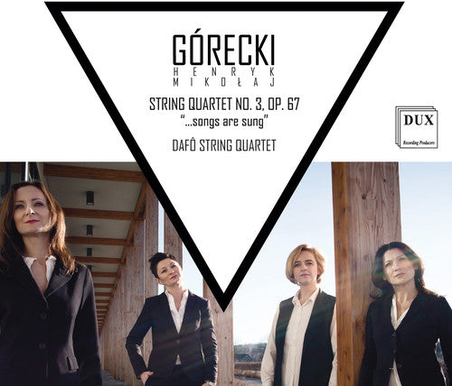 Gorecki/ Dafo String Quartet - String Quartet 3