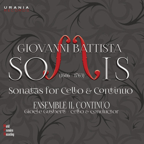 Somis/ Jovanovich - Sonatas for Cello & Continuo