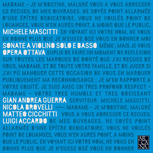 Mascitti - Sonate a Violino Solo E Basso
