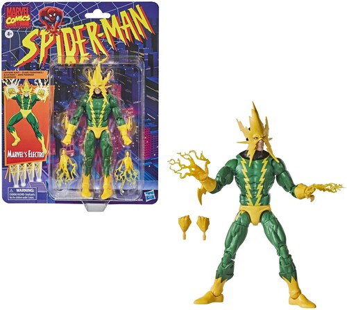 Spider-Man Retro Comics - Marvel Legends - Marvel's Electro Action Figure