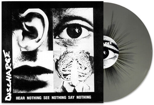 Discharge - Hear Nothing, See Nothing, Say Nothing (Grey / Black Splatter Vinyl)
