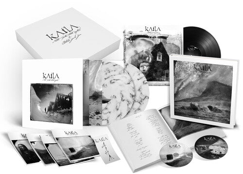 Katla - Allt Thetta Helvitis Myrkur (Hardcover Book) (White/Black Marble)