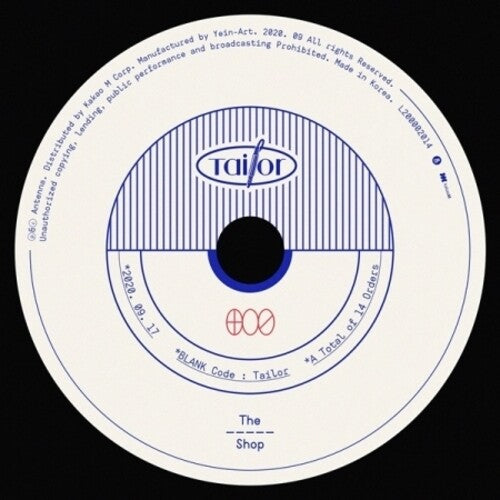 Blank Shop - Tailor (incl. 24pg Lyric Book, 3pc Postcard + Sticker)