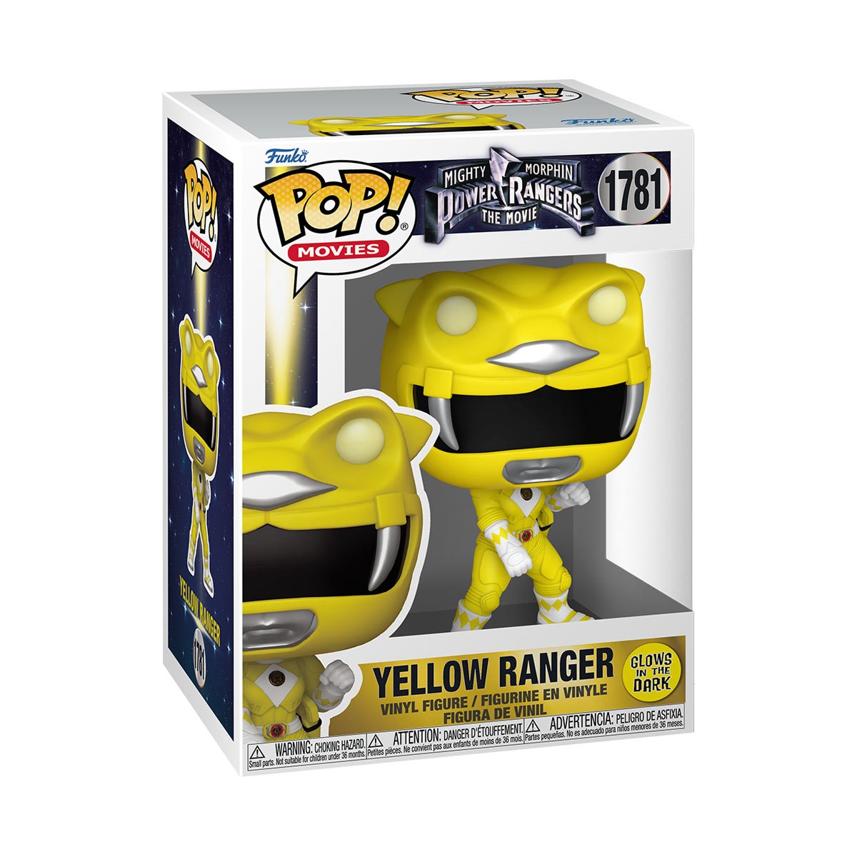 Funko Pop! Mighty Morphin Power Rangers: The Movie Yellow Ranger Glow-in-the-Dark