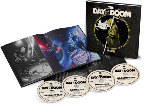 Elephant Tree/ Domkraft/ Summoner/ Horsehunter - Day Of Doom Live (Hardcover Book Inc. 4 CDS)