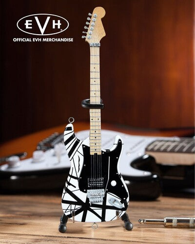EVH - Eddie Van Halen - Black & White Mini Guitar Replica Collectible