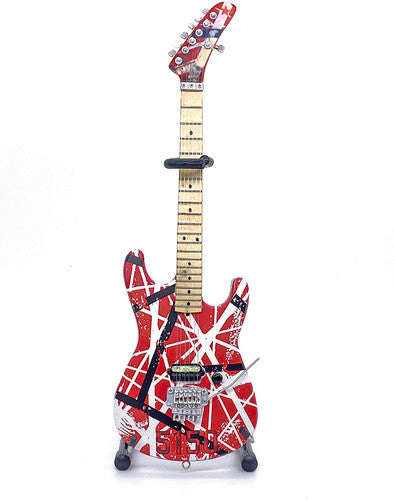 EVH - Eddie Van Halen - 5150 Red White & Black Mini Guitar Replica Collectible