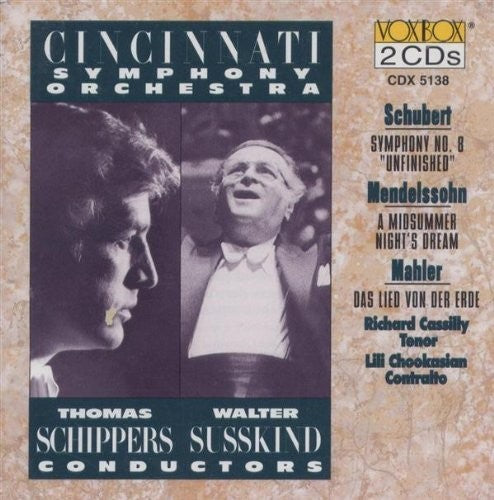 Schubert/ Schubert/ Mendelssohn/ Mahler/ Cin S - Schubert Mendelssohn Mahler